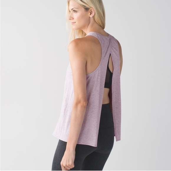 LULULEMON All Tied Up Purple Tank Top - Picture 5 of 7